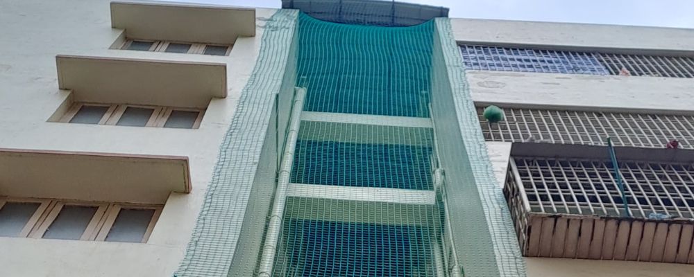 Apartment Duct Area Pigeon Nets in Chennai