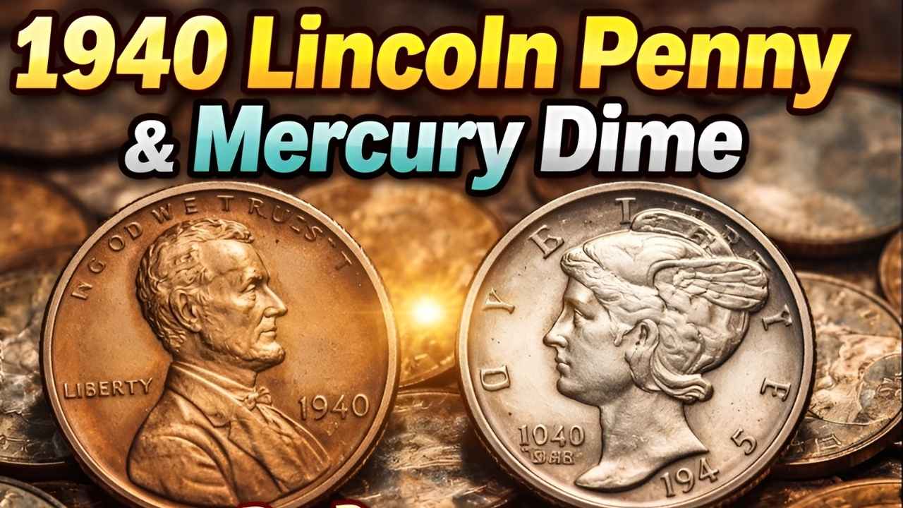 1940 Lincoln Penny and Mercury Dime: Rare WWII Treasures for Coin Collectors