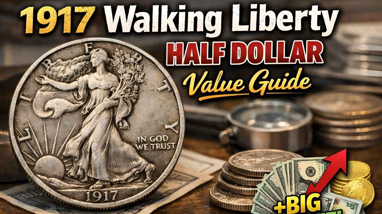 1917 Walking Liberty Half Dollar Value Guide – Rare Coins Worth Thousands