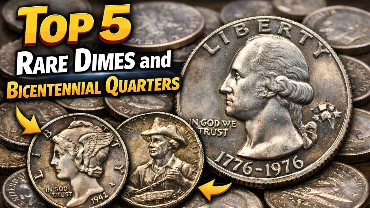 Top 5 Rare Dimes and Bicentennial Quarters That May Be Worth $495 Million